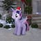 3.5ft. Airblown® Inflatable Twilight Sparkle with Santa Hat